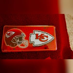 KC Chiefs Front License Plate
